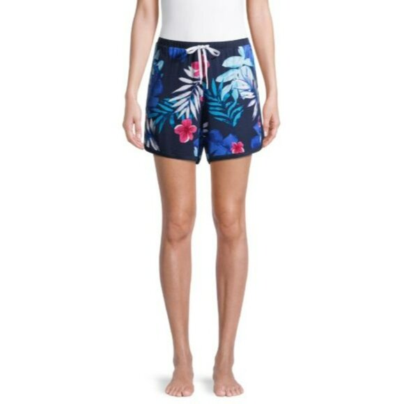 NWT Secret Treasures Women’s Small High Rise Floral Relaxed Fit Shorty Shorts - Picture 2 of 3